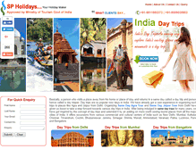 Tablet Screenshot of indiadaytrips.com